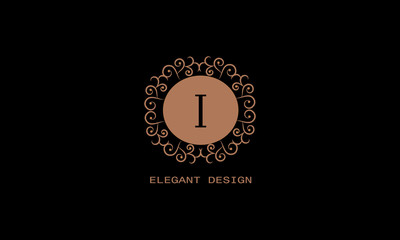 Obraz premium Stylish elegant monogram letter W. Decorative template for cafes, bars, restaurants, hotels, boutiques. Business style and company brand. Vector illustration