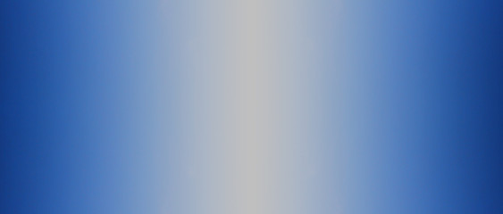 Blue sky gradient background. Dark blue empty banner with light shiny center. Blank copy space template of pale bluish sky 