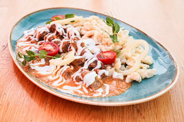 Meal on plate