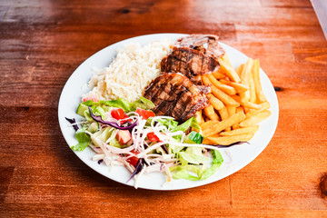 Meal on plate