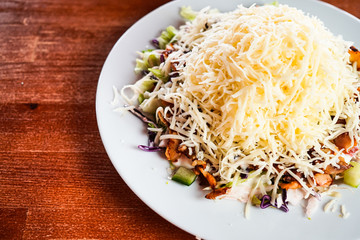Meal on plate