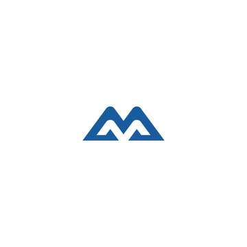 M logo design. M monogram. M letter inspiration, vector
