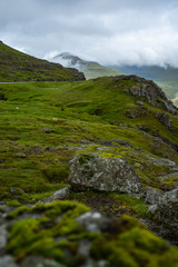 Las verdes montañas de las Islas Feroe