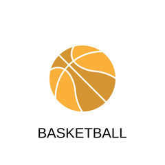 Basketball icon. Basketball symbol design. Stock - Vector illustration can be used for web.