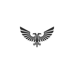 Eagle, Falcon, Hawk, abstract logo design vector template