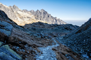 Obraz premium The Great Cold Valley, High Tatras mountains, Slovakia