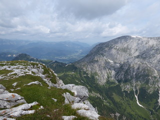 Cloudy day in the Alps