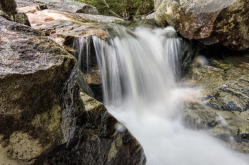 Fototapeta na wymiar Waterfall on the Basin-Cascades Trail