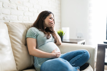 Pregnant Woman feeling dizzy