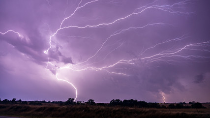 Oklahoma Lightning Bolt