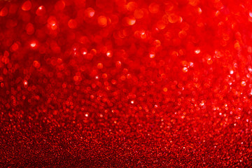 Defocused abstract red Christmas background.