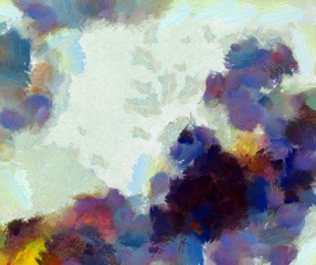 Designed grunge texture for creative ideas. Macro brushstrokes of oil. Abstract close up structure background. Colorful HD wallpaper. Simple graphic design template.