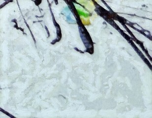 Designed grunge texture for creative ideas. Macro brushstrokes of oil. Abstract close up structure background. Colorful HD wallpaper. Simple graphic design template.