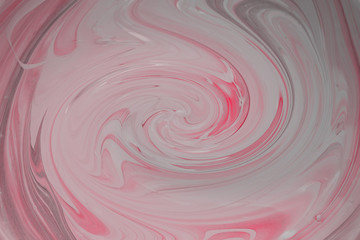 painting liquid abstract red background 