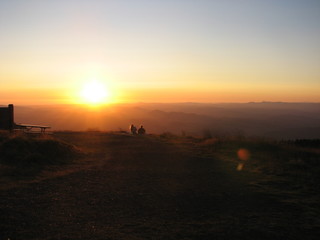 Obraz premium sunset with friends