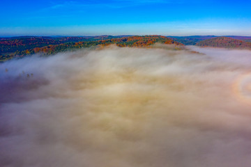 Morgennebel - Sonnenaufgang Neufra