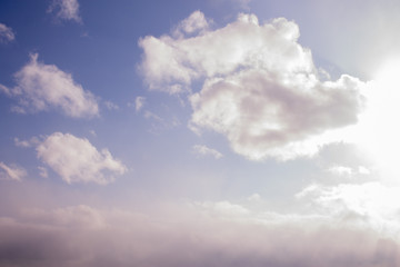blue sky with clouds