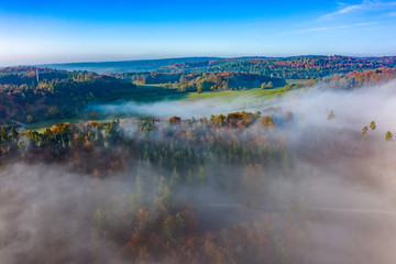 Morgennebel - Sonnenaufgang Neufra