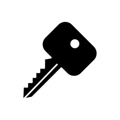 key icon trendy flat design