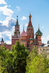 Fototapeta na wymiar Moscow Kremlin, Cathedral of Vasily Blessed
