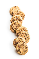 Sweet chocolate cookies.