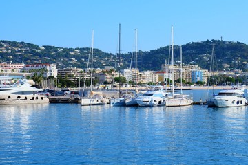 Fototapeta na wymiar View to Cannes, France