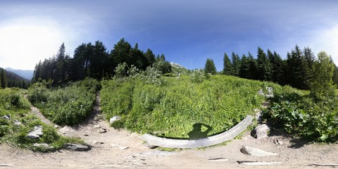 360 degree Panorama of Tatra Mountains © Ruchacz