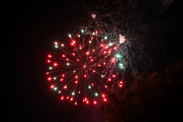 Fireworks pyrotechnics