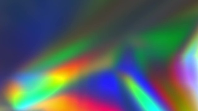Floating Holographic Texture animation. Abstract neon color foil motion