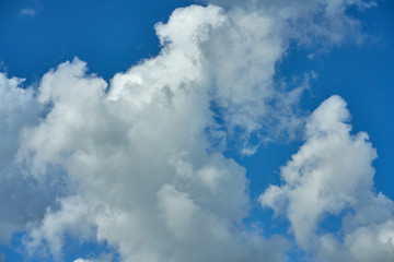 Beautiful sky and majestic clouds