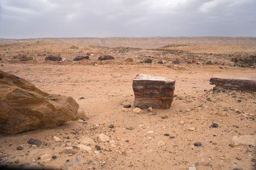 Geology Ramon Crater, Israel