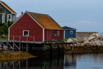 Boat House with Seagull