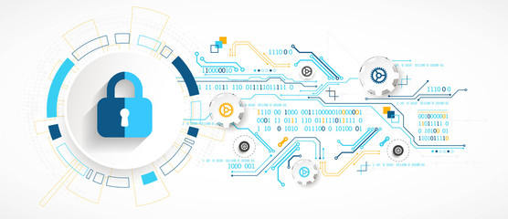 Secure digital space. Virtual confidential, programming protection.