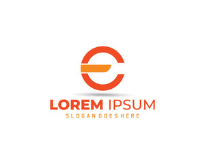 E Letter Logo Design vector Template