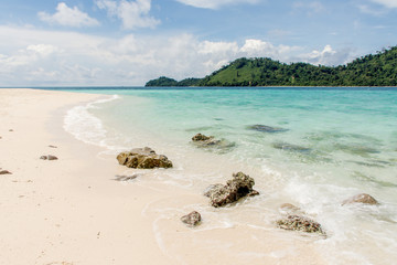 Beautiful beach at Khai Island in Thailand