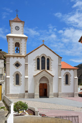 Fototapeta na wymiar Cathedral San Juan Bautista in Vallehermoso / La Gomera