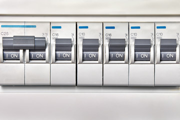 Overcurrent protection device or circuit breakers.