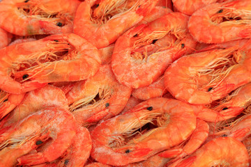 Dried shrimp prawn in traditional Chinese cuisine