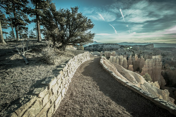 Fototapeta premium Path on Fairyland point in Bryce Canyon National Park