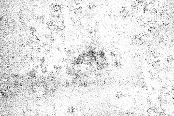 Grunge black and white. Abstract monochrome background. Vector pattern of scratches, chips, scuffs. Vintage worn surface. Old wall texture