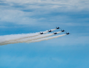 Jets flying in formation