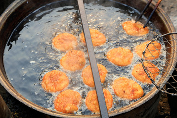Chinese traditional snacks fried cake