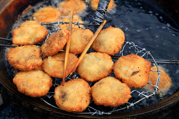 Chinese traditional snacks fried cake