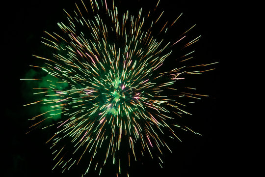 Fireworks in Chinese New Year