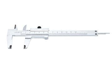 vernier caliper isolated on a white background.