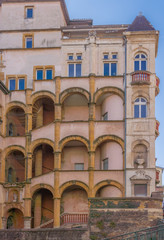Obraz premium Lyon, France - 10 26 2019: Traboule in Old Lyon