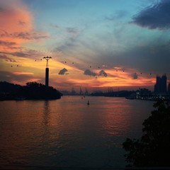 Fototapeta na wymiar sunset in istanbul