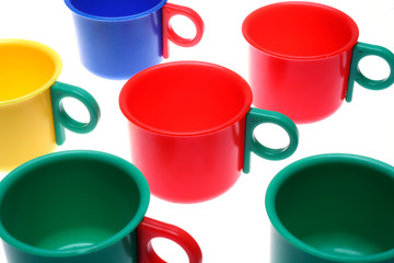 Jouet enfant tasses en plastique pour faire la cuisine, ustensile de dinette