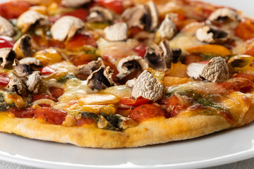 mushroom pizza