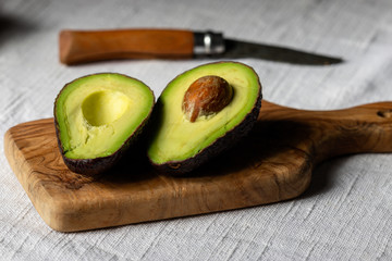 halves of avocado